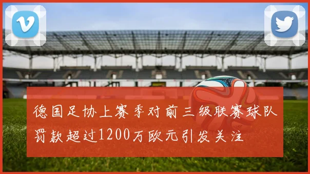 德国足协上赛季对前三级联赛球队罚款超过1200万欧元引发关注